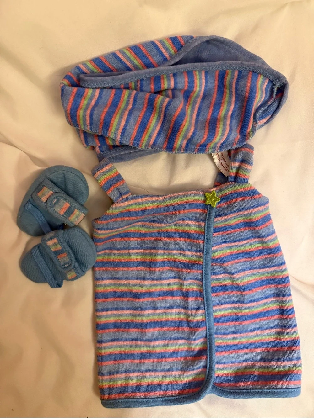 2010 American Girl Bath Wrap Set